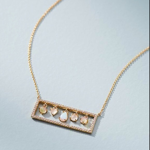 Anthropologie Jewelry - ANTHROPOLOGIE Dazzling Frame Dainty Gold Jewelry